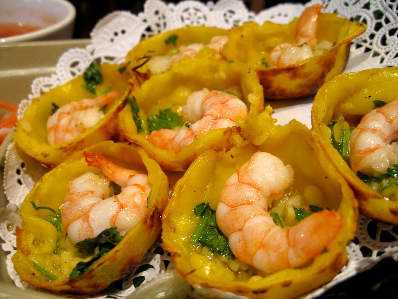Mini coconut pancakes — Bánh khọt