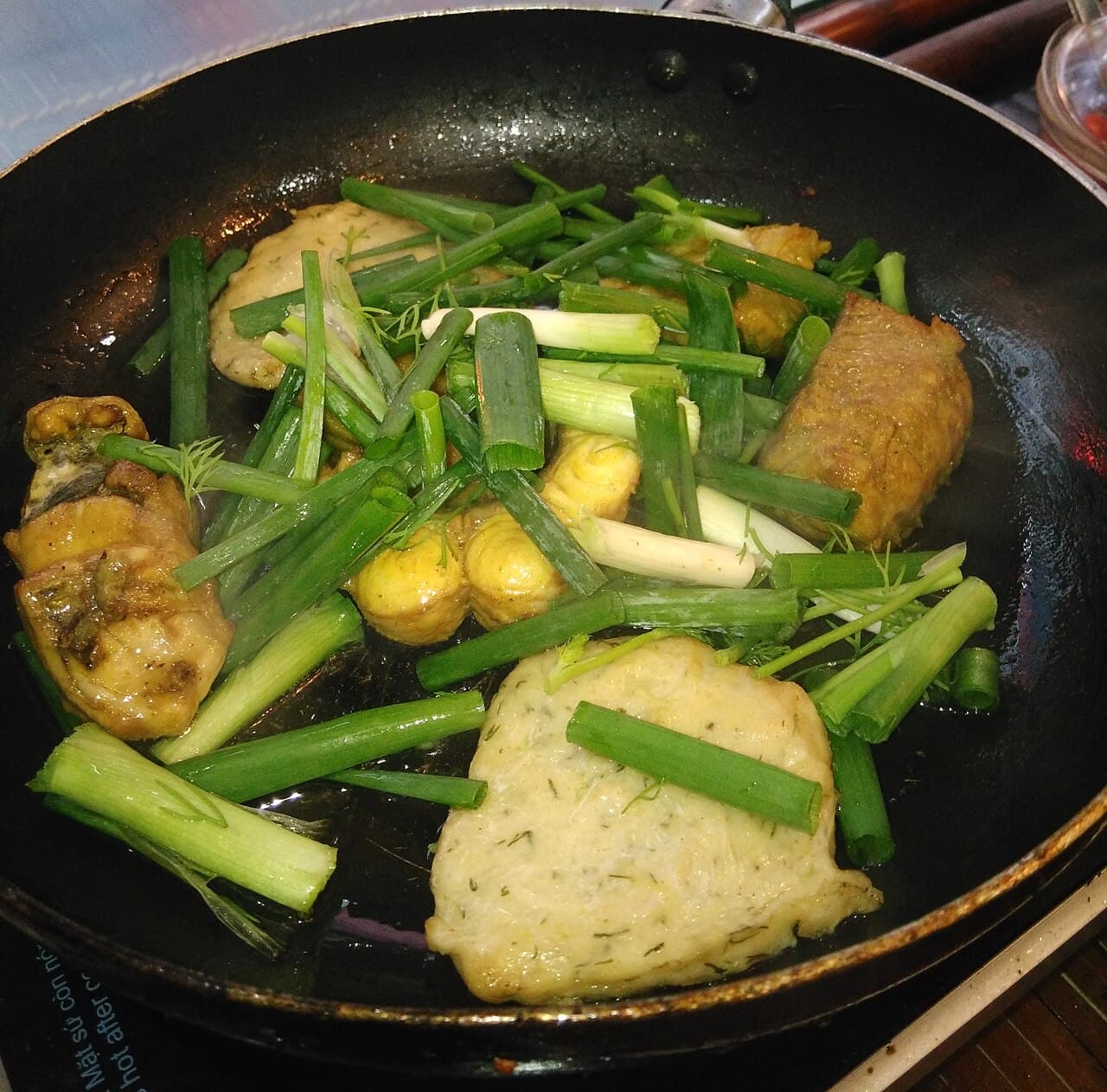 Turmeric dill fish — Chả cá